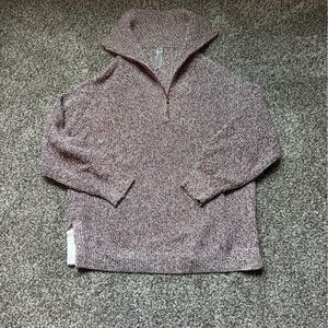 Loft Lou and Grey Quarter Zip sweater